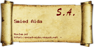 Smied Aida névjegykártya